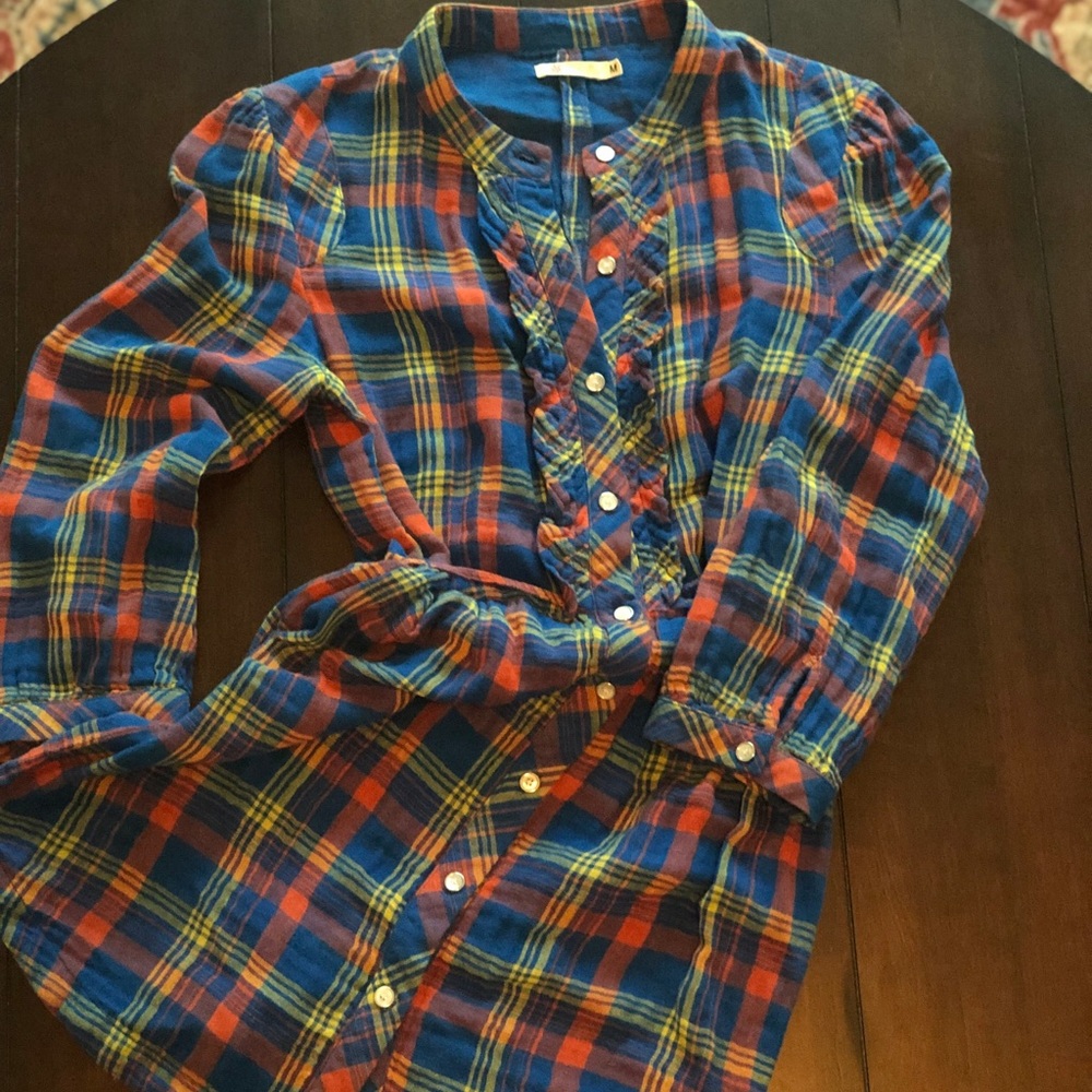 Tulle plaid dress